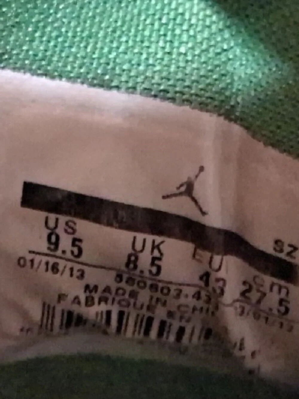 Jordan Men's Athletic Shoes Blue Yellow Green